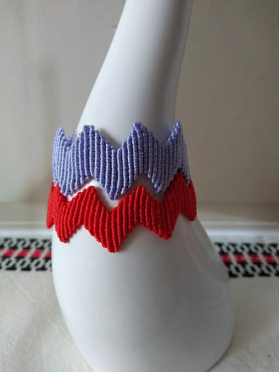 macrame bracelets wave