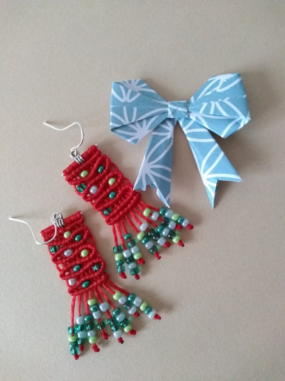 macrame earrings funny 1