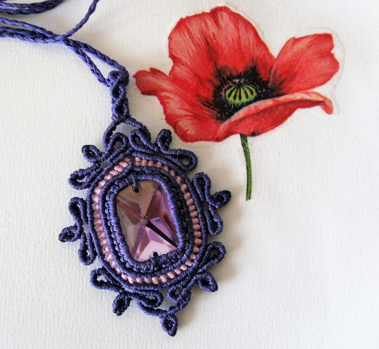 Macrame necklace 2